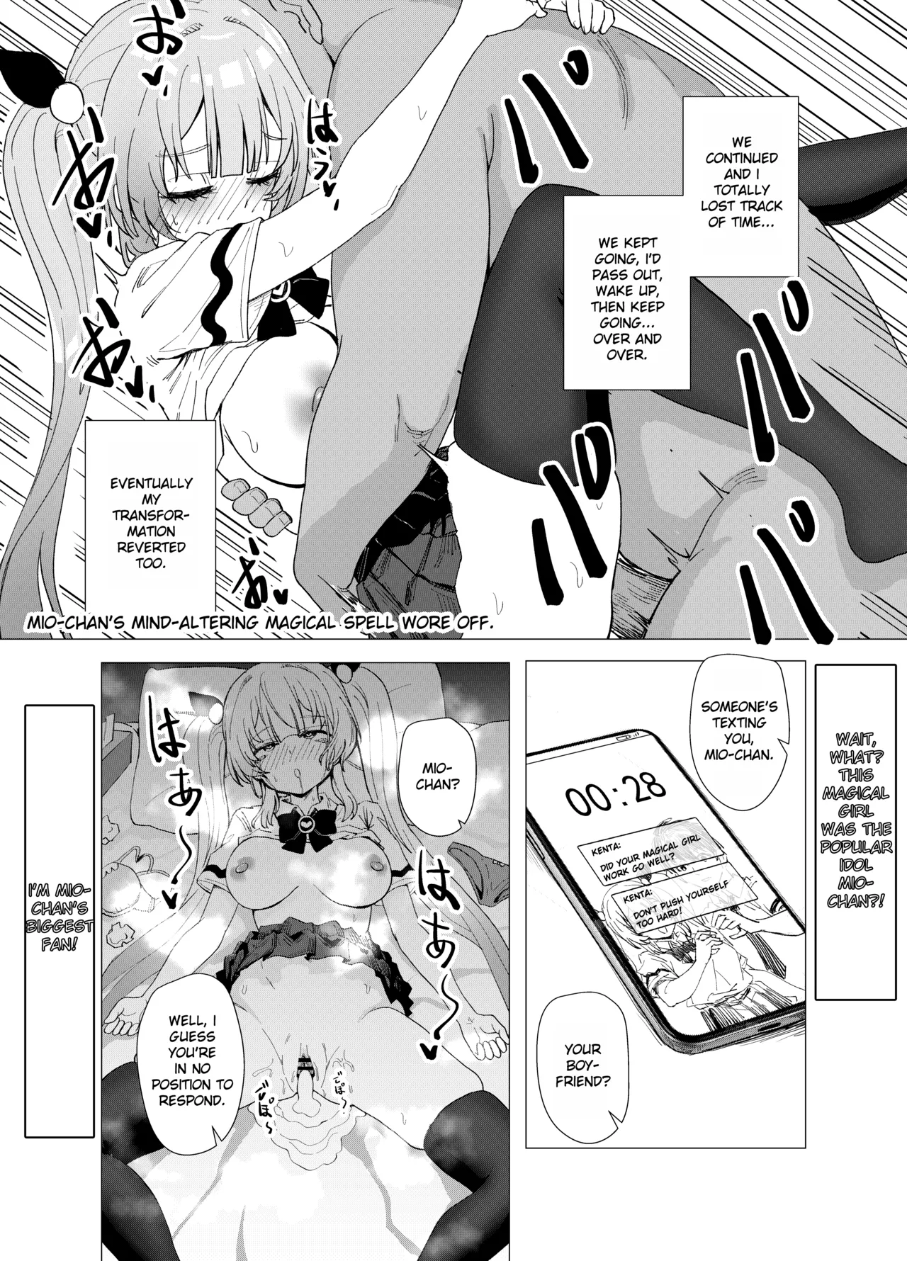 Hentai Manga Comic-Magical Girl Mio-chan is kidnapped and defeated by a bad old man.-Read-25
